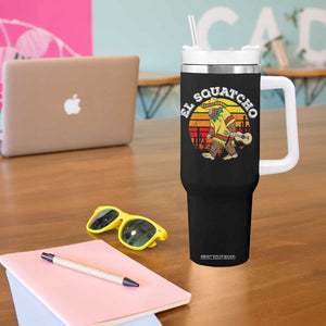El Squatcho Bigfoot Tumbler With Handle Mexican Sasquatch Cinco De Mayo TS10 Print Your Wear