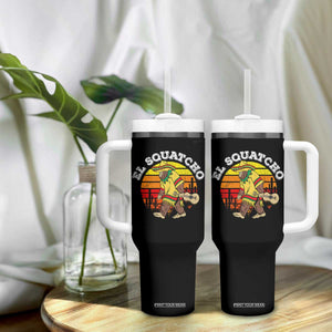 El Squatcho Bigfoot Tumbler With Handle Mexican Sasquatch Cinco De Mayo TS10 Print Your Wear