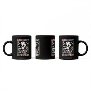 Emergency Department Skeleton Nurse Easter Coffee Mug ER Nursing Room TS02 Print Your Wear