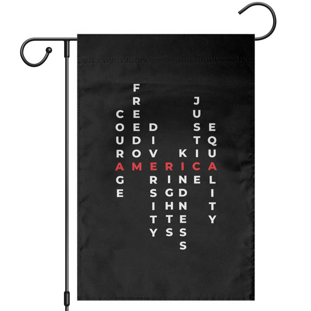 Equal Rights Garden Flag Courage Freedom Diversity Rights Kindness Justice Equality TS10 Black Print Your Wear