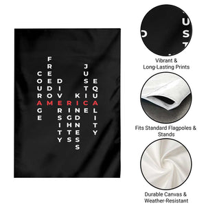Equal Rights Garden Flag Courage Freedom Diversity Rights Kindness Justice Equality TS10 Print Your Wear