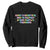 Equality Pride Sweatshirt Respect Other People's Pronouns LGBT LGBTQ Pride Ally TS10 Black Print Your Wear