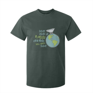 Every Piece Of Plastic Ever Made Still Exists Today T Shirt For Kid Earth Day TS11 Dark Forest Green Print Your Wear