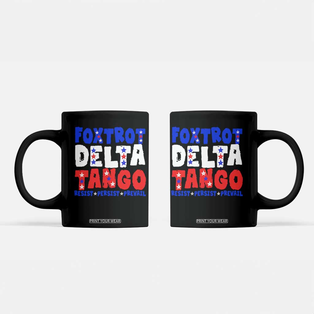 FDT Foxtrot Delta Tango Coffee Mug TS09 Black Print Your Wear