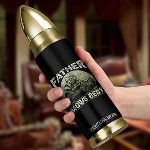 Father Mows Best Bullet Tumbler Lawn Mower Mowing Dad Retro Father's Day Gift TS10 Print Your Wear