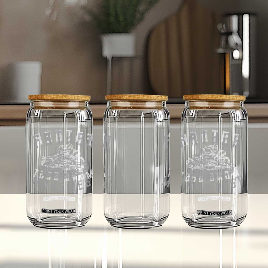 Father Mows Best Glass Can Funny Lawn Mowing Mower Dad Fathers Day TS10 Print Your Wear