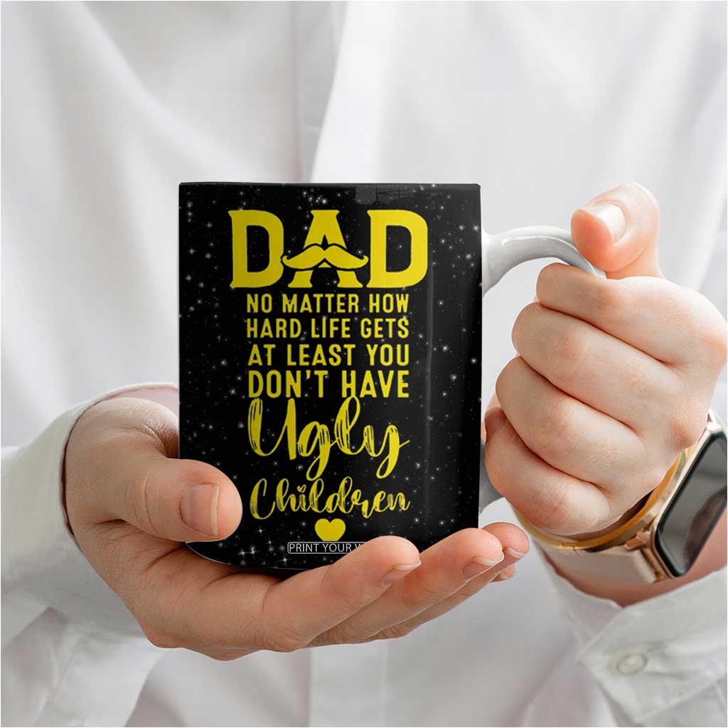 Fathers Day Dad Coffee Mug from Daughter Son Wife for Papa Stepdad Galaxy TB10 Print Your Wear