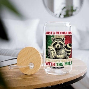 Fathers Day Mexican Dad Glass Can A Dad Who Always Came Back With The Milk Mexico Flag TS10 Print Your Wear