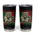 Fathers Day Mexican Dad Tumbler Cup A Dad Who Always Came Back With The Milk Mexico Flag TS10 Black Print Your Wear