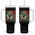 Fathers Day Mexican Dad Tumbler With Handle A Dad Who Always Came Back With The Milk Mexico Flag TS10 One Size: 40 oz Black Print Your Wear