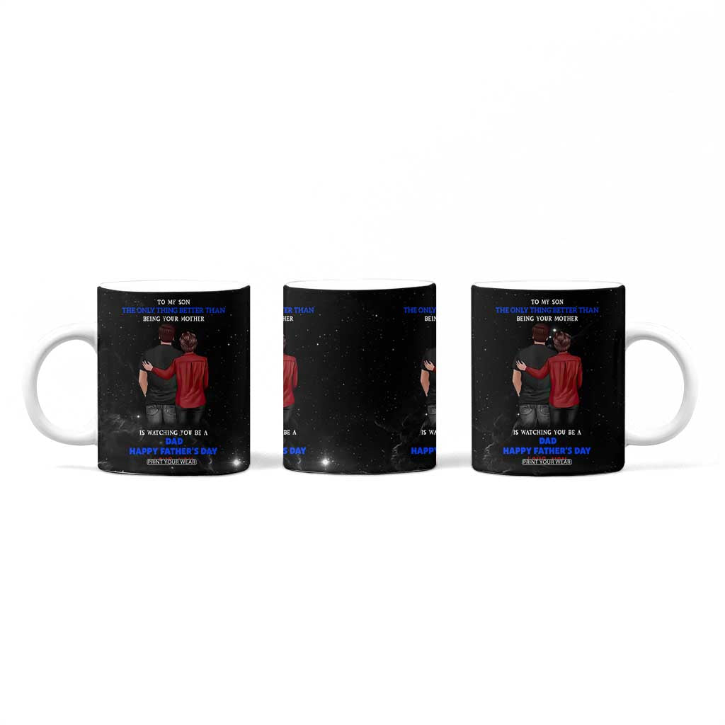 Fathers Day Son Gifts from Mom Coffee Mug To My Son Gift TB10 Print Your Wear