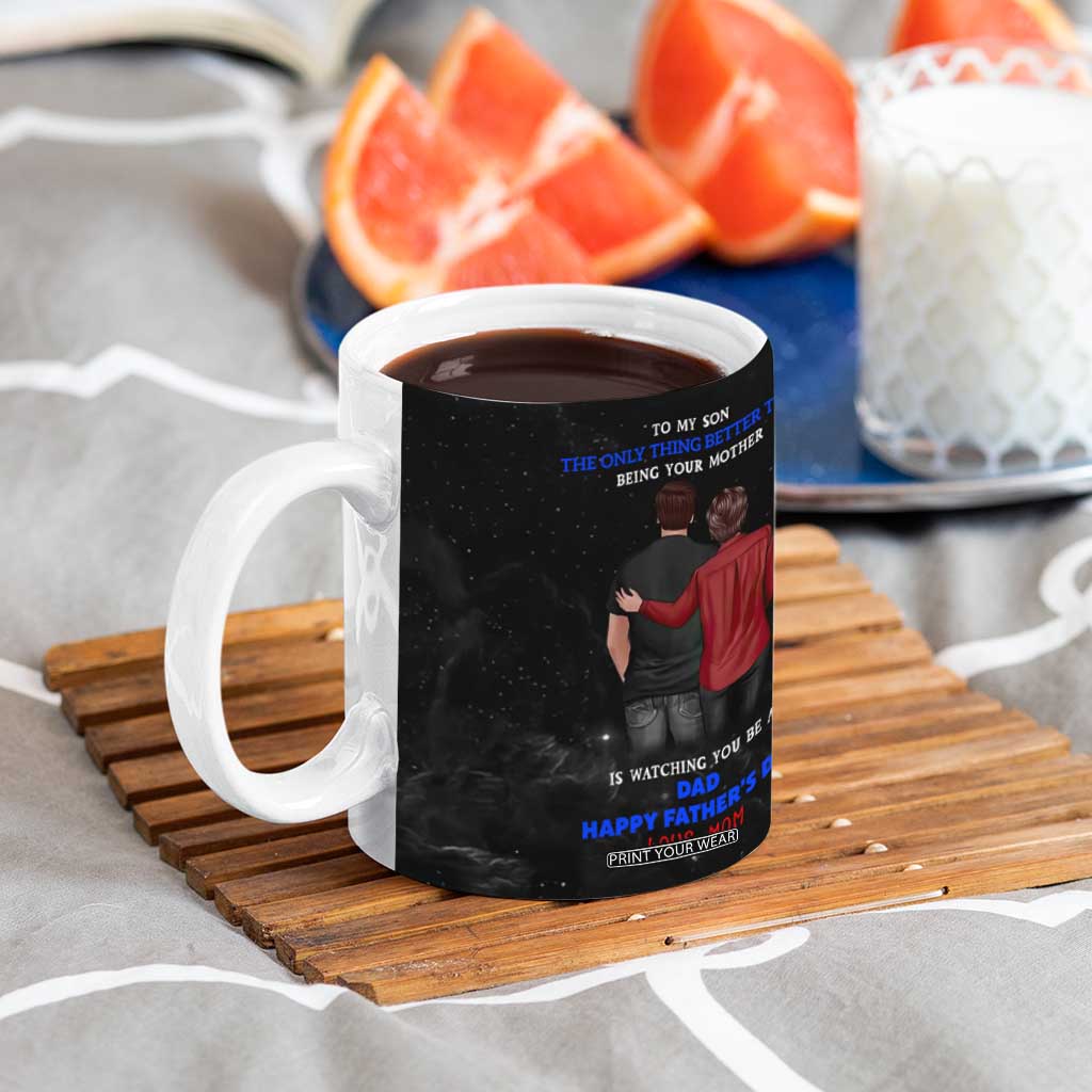 Fathers Day Son Gifts from Mom Coffee Mug To My Son Gift TB10 Print Your Wear