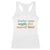 Feeling Cute Might Shit Myself Later Racerback Tank Top Funny Newborn Gift TS10 White Print Your Wear