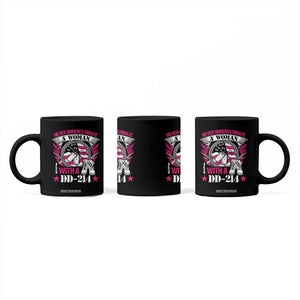 Female Veteran Coffee Mug Never Underestimate A Woman With DD214 US Military TS02 Print Your Wear