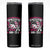 Female Veteran Skinny Tumbler Never Underestimate A Woman With DD214 US Military TS02 Black Print Your Wear