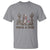Feral & Free Raccoon T Shirt Funny 4th of July Cowboy Meme Retro Independence Day TS10 Sport Gray Print Your Wear