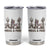 Feral & Free Raccoon Tumbler Cup Funny 4th of July Cowboy Meme Retro Independence Day TS10 White Print Your Wear
