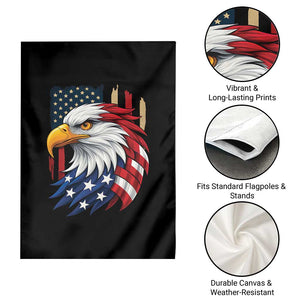 Fierce American Eagle Garden Flag Bold Patriotic 4th of July USA Freedom TS02 Print Your Wear