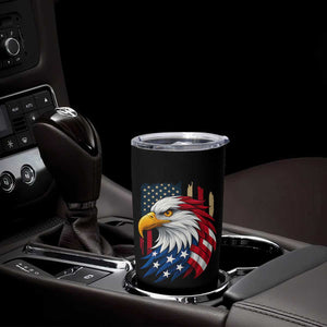 Fierce American Eagle Tumbler Cup Bold Patriotic 4th of July USA Freedom TS02 Print Your Wear