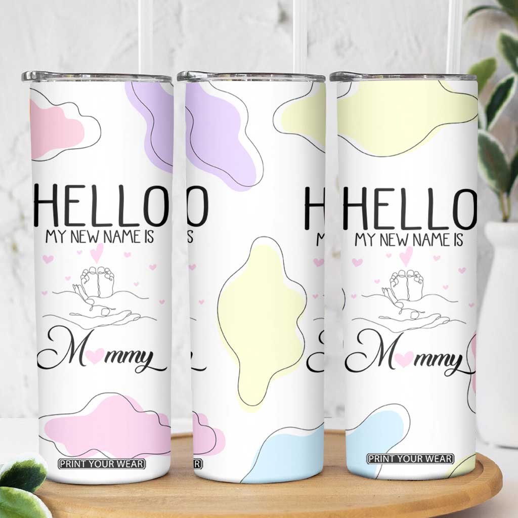First Time Mom Gift Skinny Tumbler New Mommy Pregnancy Gifts For First Mother's day TB10 Print Your Wear
