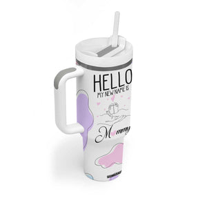 First Time Mom Gift Tumbler With Handle New Mommy Pregnancy Gifts For First Mother's day TB10 Print Your Wear