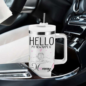 First Time Mom Gift Tumbler With Handle New Mommy Pregnancy Gifts For First Mother's day TB10 Print Your Wear