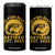 Fishing Retirement 4 in 1 Can Cooler Tumbler O-Fish-Ally Retired 2025 For Fisherman TS10 One Size: 16 oz Black Print Your Wear