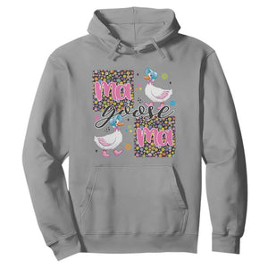 Floral Mama Goose Hoodie Coquette Vintage Aesthetic Geese Mom Mothers Day TS02 Sport Gray Print Your Wear