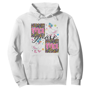 Floral Mama Goose Hoodie Coquette Vintage Aesthetic Geese Mom Mothers Day TS02 White Print Your Wear