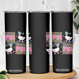 Floral Mama Goose Skinny Tumbler Coquette Vintage Aesthetic Geese Mom Mothers Day TS02 Print Your Wear