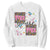 Floral Mama Goose Sweatshirt Coquette Vintage Aesthetic Geese Mom Mothers Day TS02 White Print Your Wear
