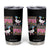 Floral Mama Goose Tumbler Cup Coquette Vintage Aesthetic Geese Mom Mothers Day TS02 Black Print Your Wear