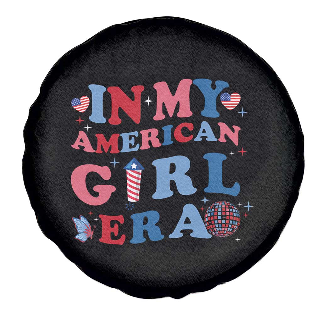 Fourth Of July Spare Tire Cover In My American Girl Era Red White Blue Independence Day Peace TS11 Print Your Wear