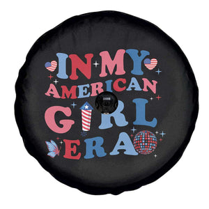 Fourth Of July Spare Tire Cover In My American Girl Era Red White Blue Independence Day Peace TS11 Print Your Wear