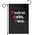 Foxtrot Delta Taco Garden Flag Subtle FDT Resist TS10 Black Print Your Wear