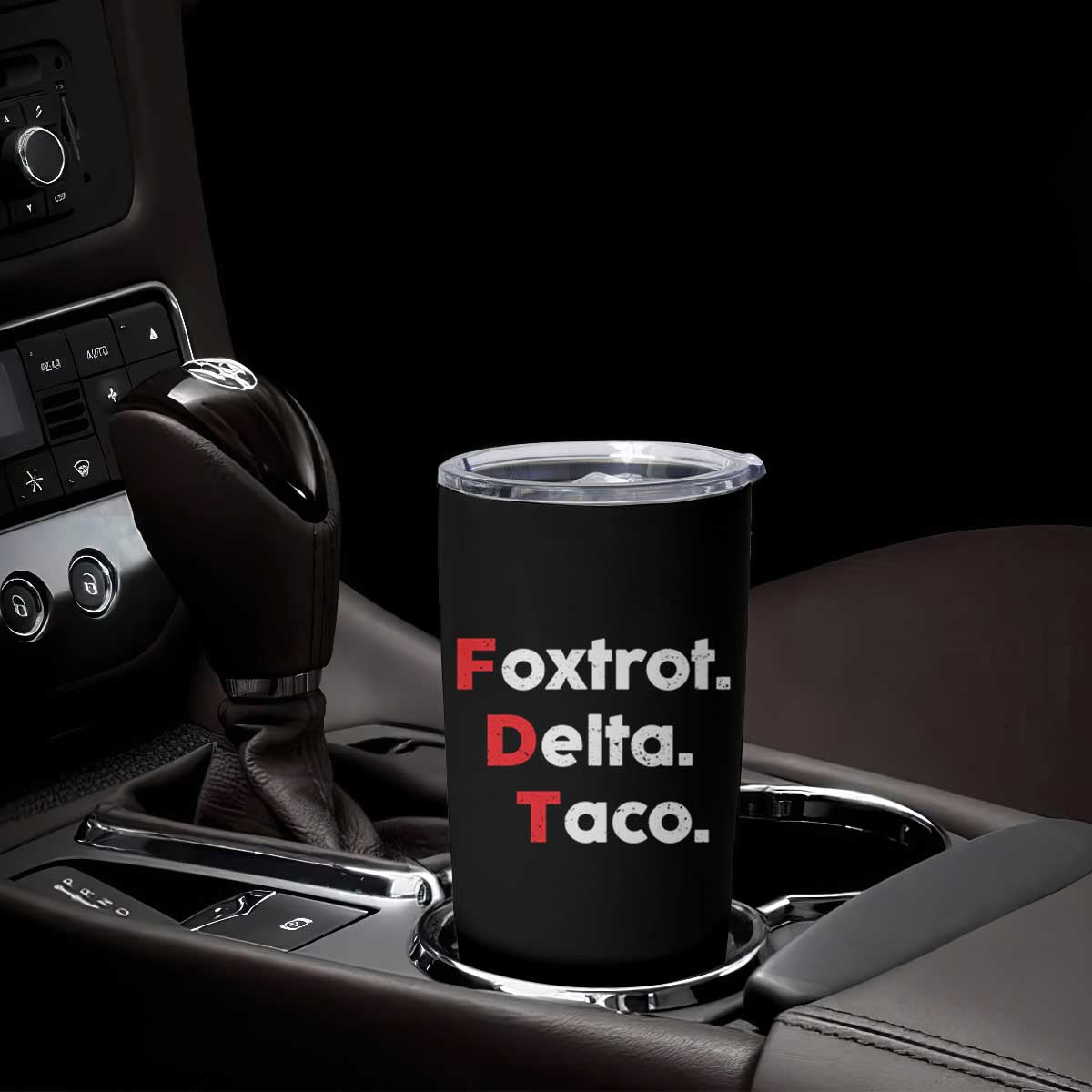 Foxtrot Delta Taco Tumbler Cup Subtle FDT Resist TS10 Print Your Wear