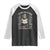 Foxtrot Delta Tango FDT Social Club Raglan Shirt Only You Can Prevent Fascism Retro Bear TS02 Black White Print Your Wear