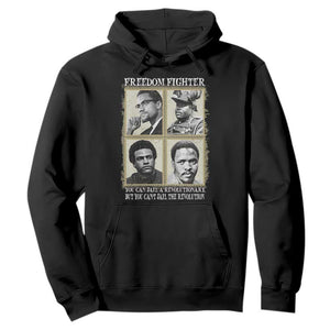 Freedom Fighters Heritage Hoodie Malcolm X Marcus Garvey Huey P Newton Steve Biko Revolution TS02 Black Print Your Wear