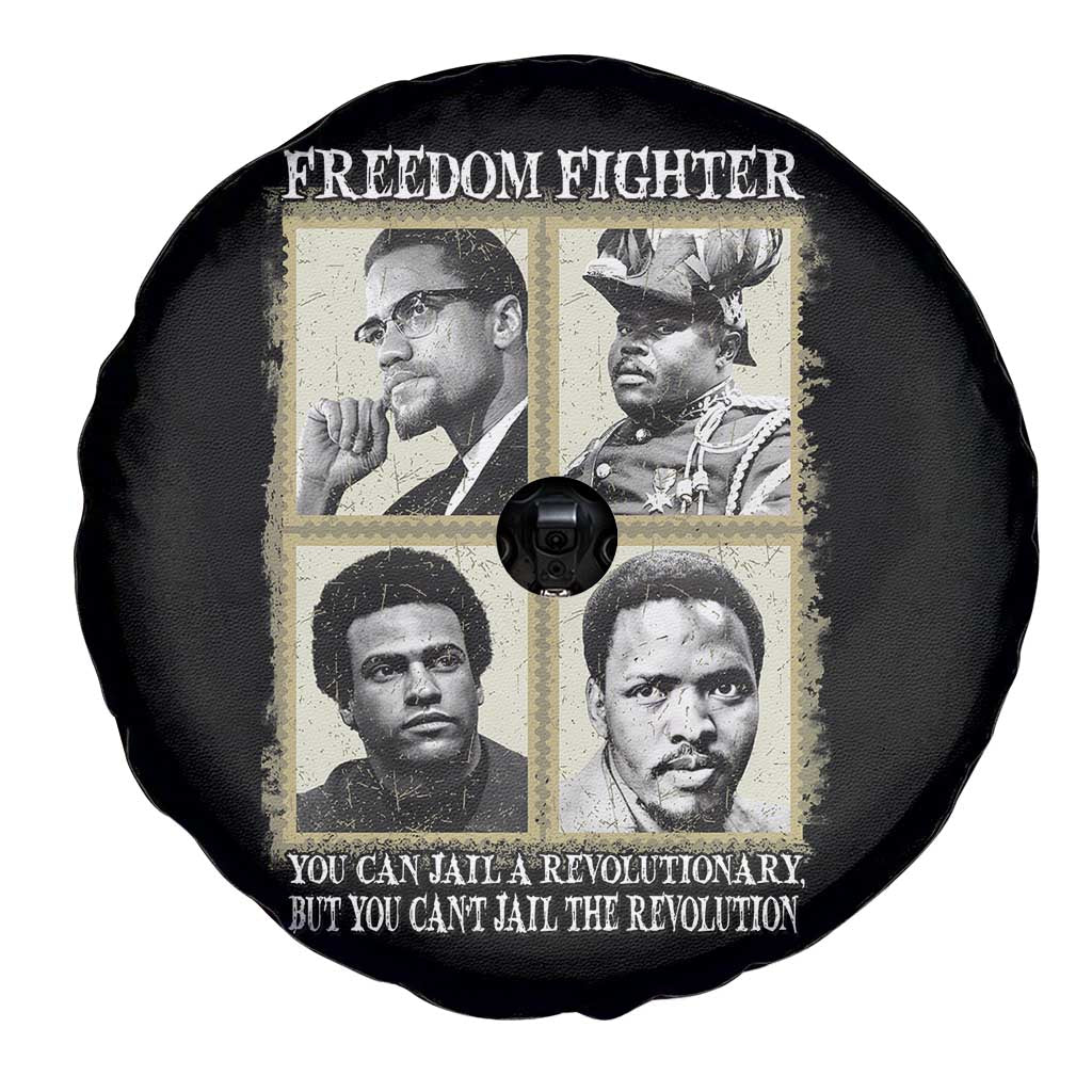 Freedom Fighters Heritage Spare Tire Cover Malcolm X Marcus Garvey Huey P Newton Steve Biko Revolution TS02 Print Your Wear