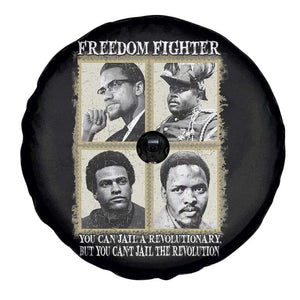 Freedom Fighters Heritage Spare Tire Cover Malcolm X Marcus Garvey Huey P Newton Steve Biko Revolution TS02 Print Your Wear