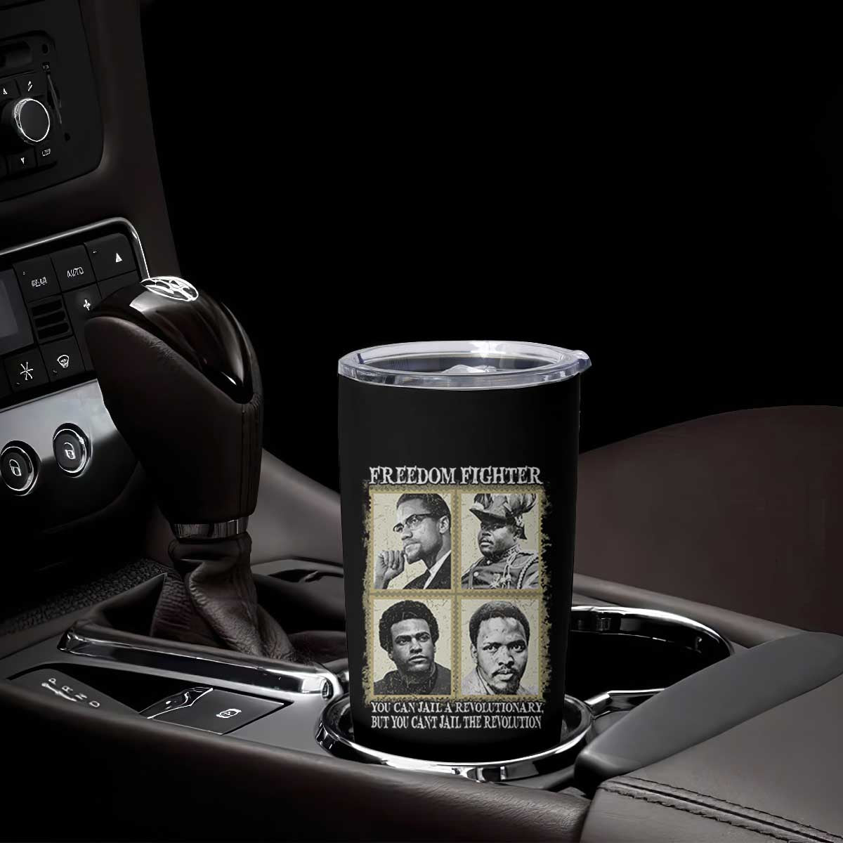 Freedom Fighters Heritage Tumbler Cup Malcolm X Marcus Garvey Huey P Newton Steve Biko Revolution TS02 Print Your Wear