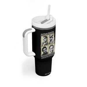 Freedom Fighters Heritage Tumbler With Handle Malcolm X Marcus Garvey Huey P Newton Steve Biko Revolution TS02 Print Your Wear