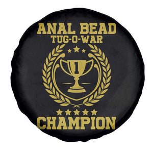 Funny #1 Anal Bead Tug O War Champion Spare Tire Cover Adult Humor Cringe - PrintYourWear Diameter: 26 inches Camera Hole Size: No hole