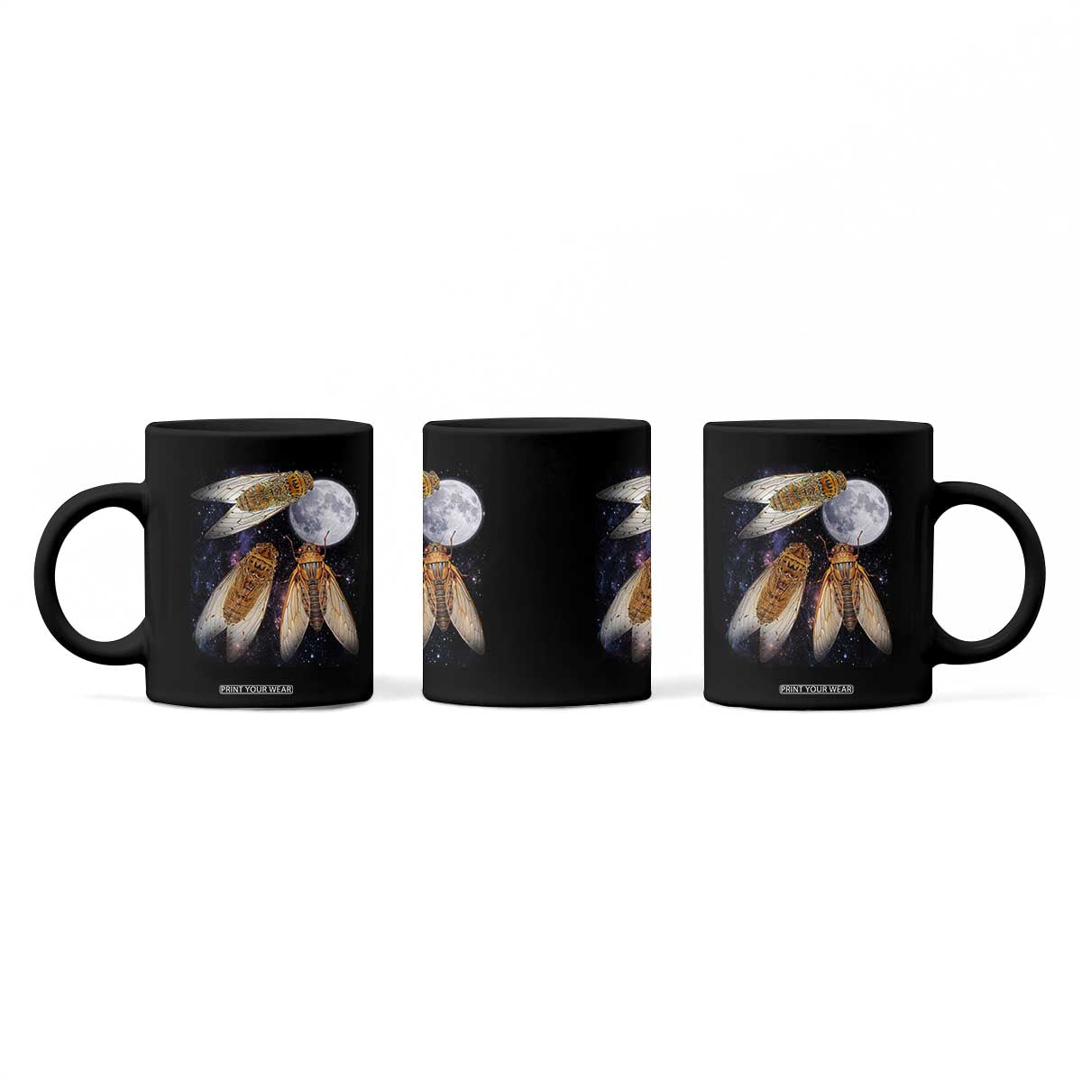 Funny 3 Cicadas Concert Fest Moon Cicada Reunion Coffee Mug TS11 Print Your Wear