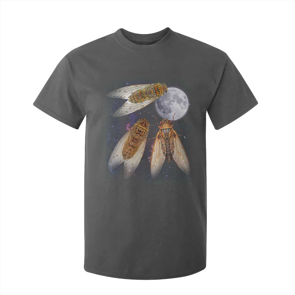 Funny 3 Cicadas Concert Fest Moon Cicada Reunion T Shirt For Kid TS11 Dark Heather Print Your Wear