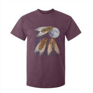 Funny 3 Cicadas Concert Fest Moon Cicada Reunion T Shirt For Kid TS11 Maroon Print Your Wear