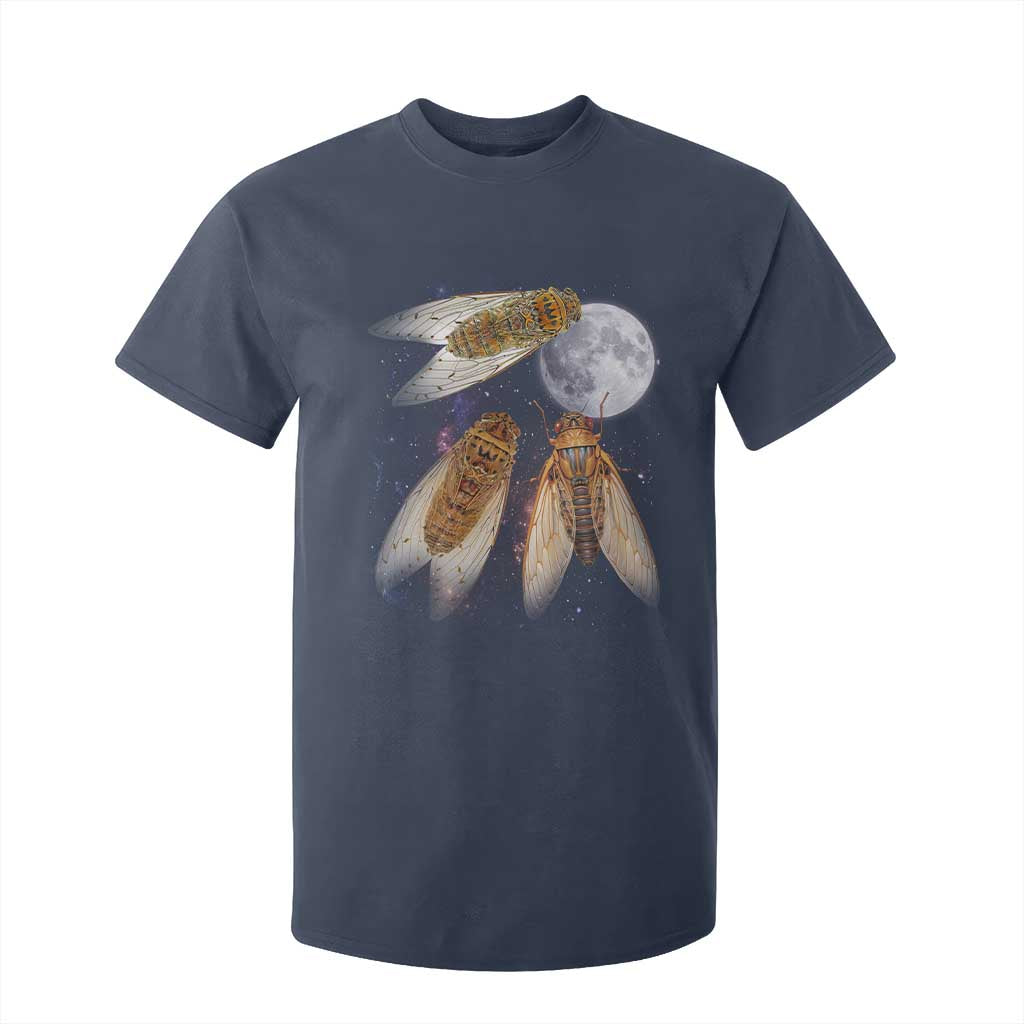 Funny 3 Cicadas Concert Fest Moon Cicada Reunion T Shirt For Kid TS11 Navy Print Your Wear