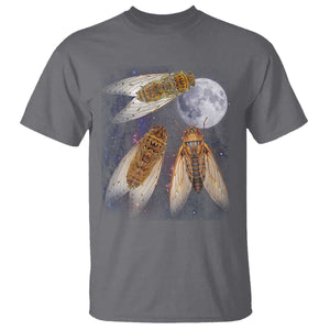 Funny 3 Cicadas Concert Fest Moon Cicada Reunion T Shirt TS11 Charcoal Print Your Wear