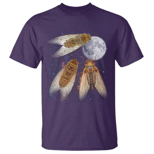 Funny 3 Cicadas Concert Fest Moon Cicada Reunion T Shirt TS11 Purple Print Your Wear