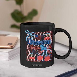 Funny 4th Of July American Honey Coffee Mug USA Independence Day Coquette TS11 Print Your Wear
